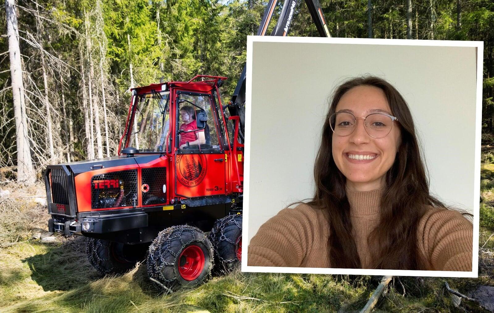 She designs a new bag for forest machine operators