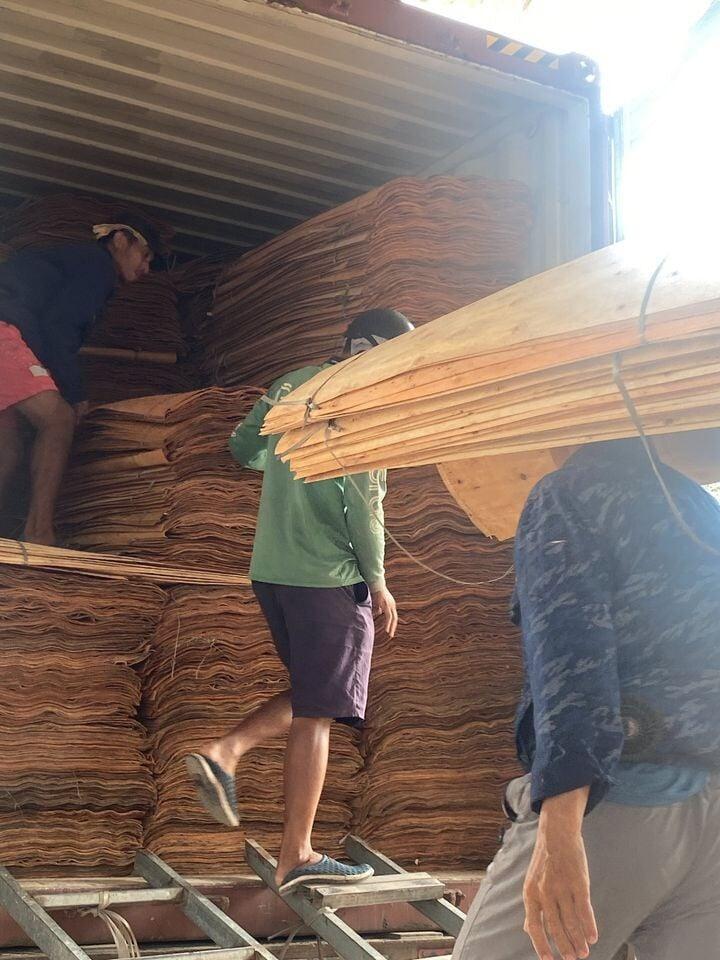 loading plywood